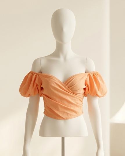 Orange Crop Top