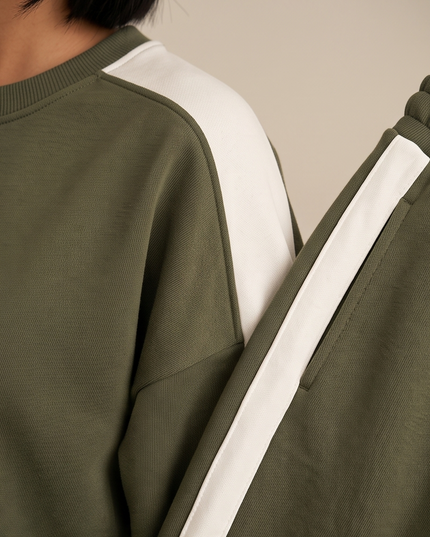 Oysho set - army green