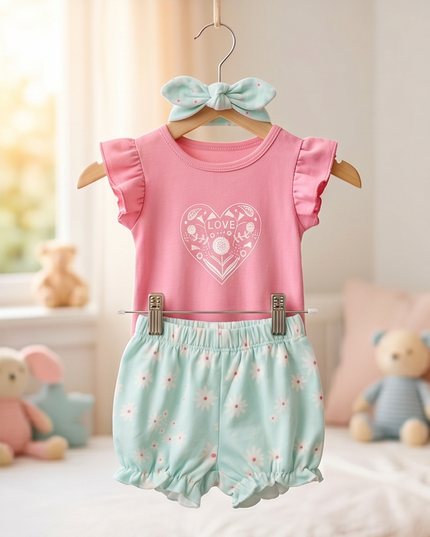Set For Baby Girl - Trendy Set