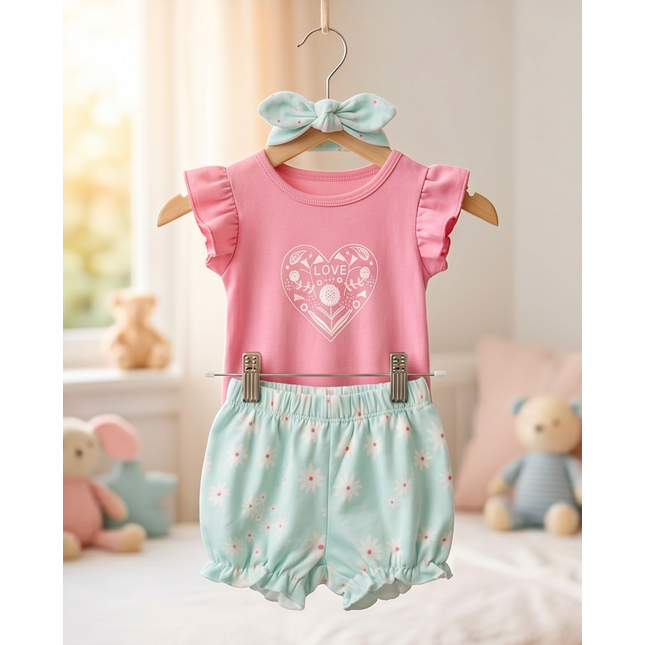 Set For Baby Girl - Trendy Set