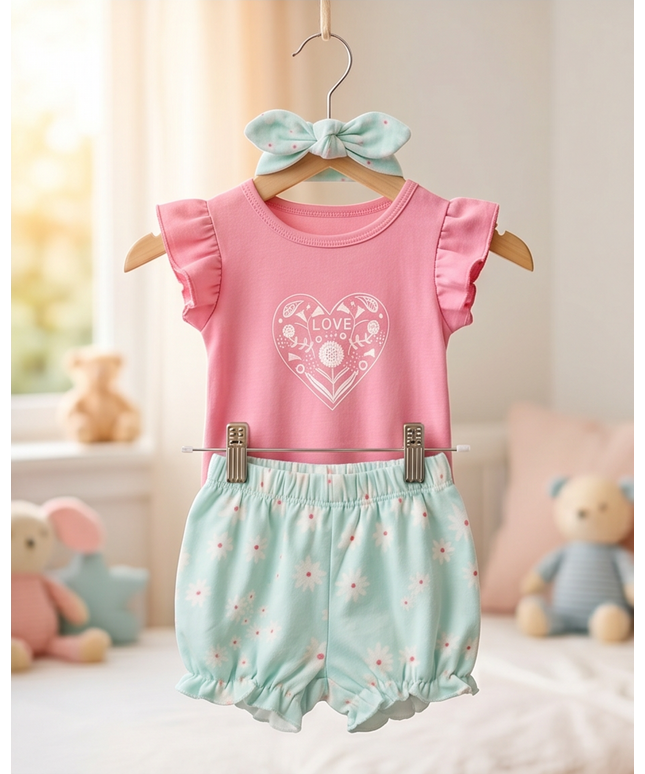 Set For Baby Girl - Trendy Set