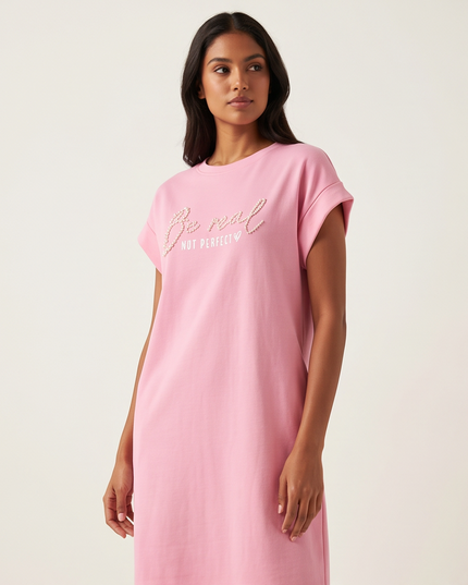 Pink Comfy Dress