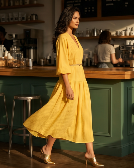 Yellow Dress - Summer Collection