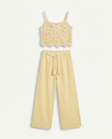 Yellow Crochet set