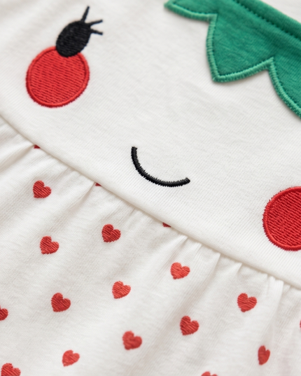 Strawberry Romper - Baby Girl