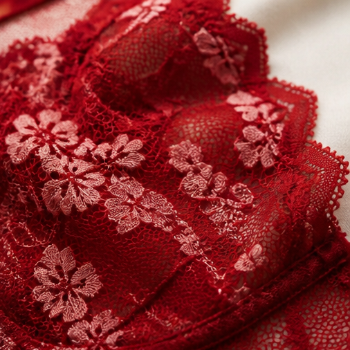 Lace Lingerie - Red set