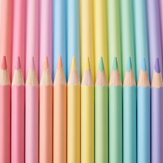 Coloring Pencils - Pastel 12pcs