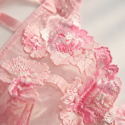 Floral Set - Pink Lingerie