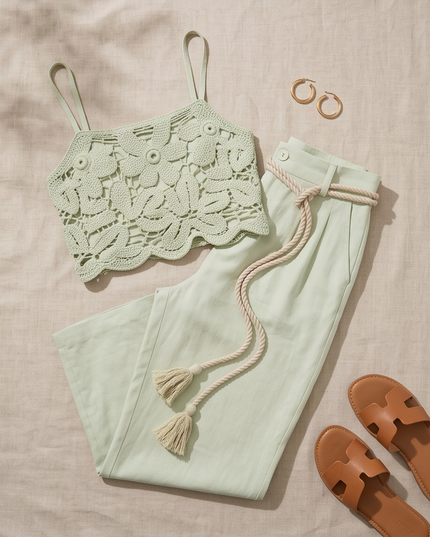 Mini Crochet Set-Women Wear