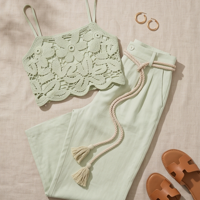 Mini Crochet Set-Women Wear