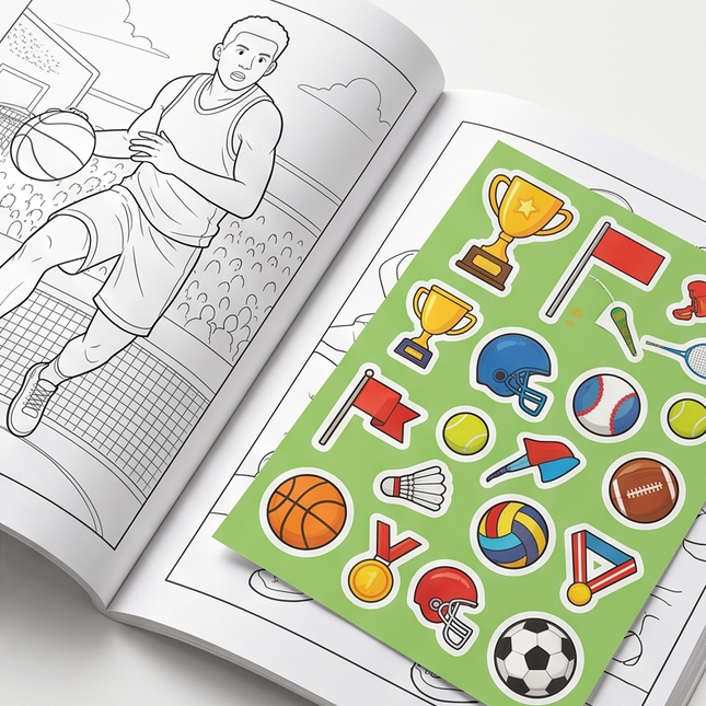 Coloring Book - Sports