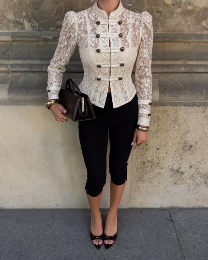 Guipure Lace Top