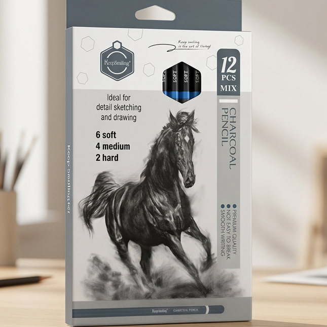 Charcoal pencil 12pcs