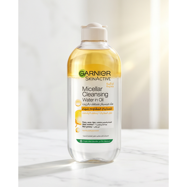 GARNIER - micellar cleansing water oil