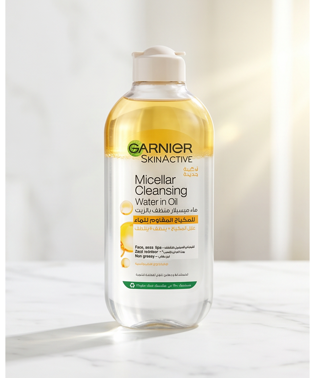 GARNIER - micellar cleansing water oil