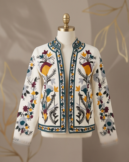 Embroidered Boho Jacket