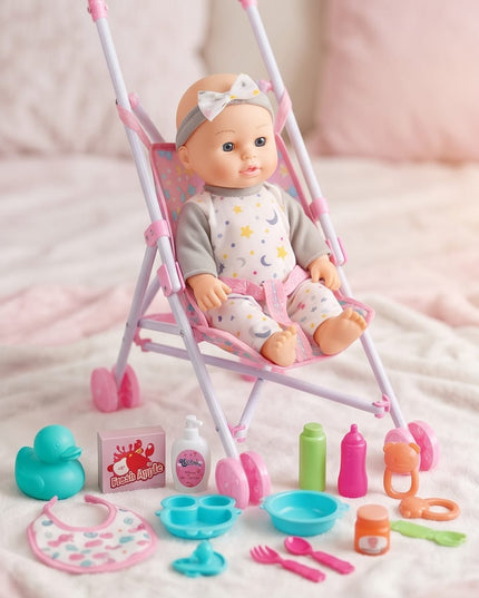 Baby Doll Set - 3 IN 1