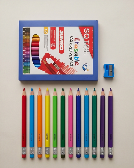 Erasable colored pencils - Jumbo