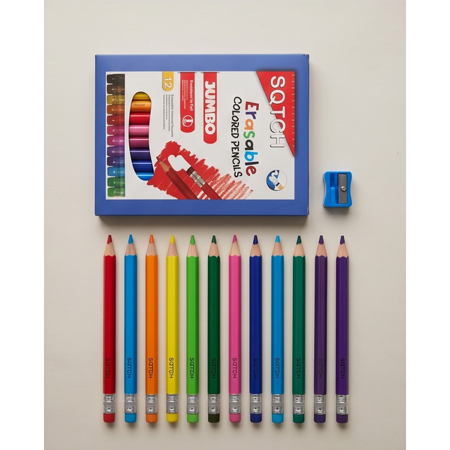 Erasable colored pencils - Jumbo