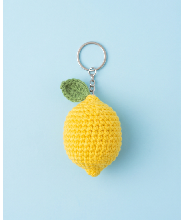 Lemon keychain