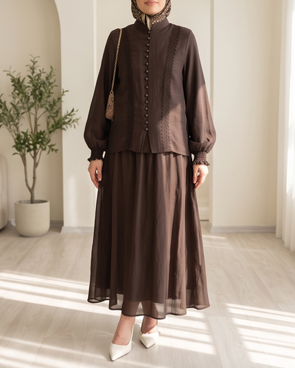 Set two pieces - Brown