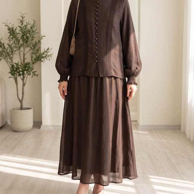 Set two pieces - Brown