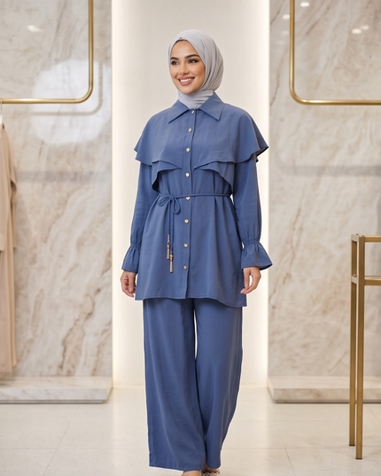 Navy blue set - Hijabi collection