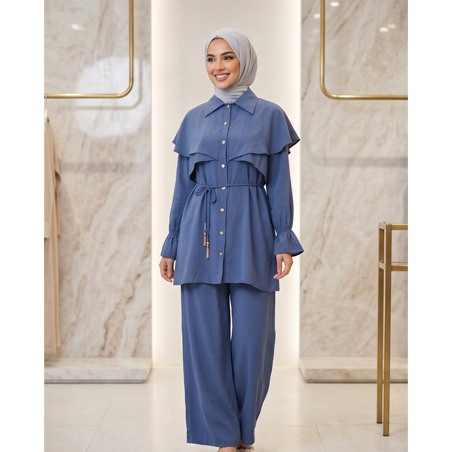 Navy blue set - Hijabi collection