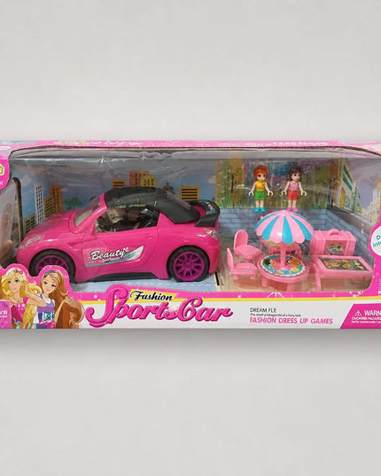 Pink Sports Car