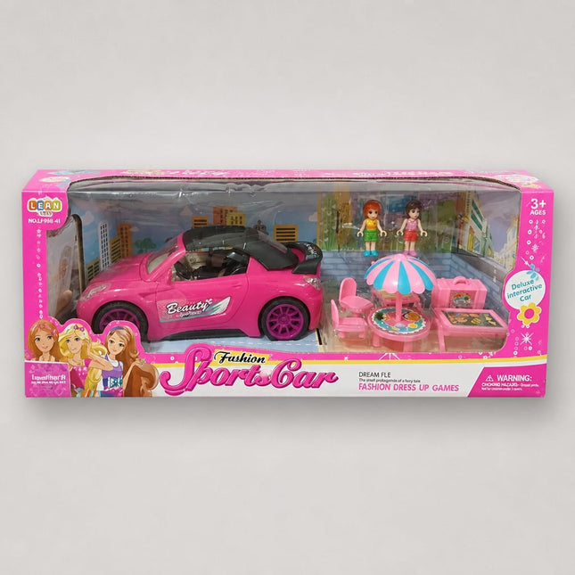 Pink Sports Car